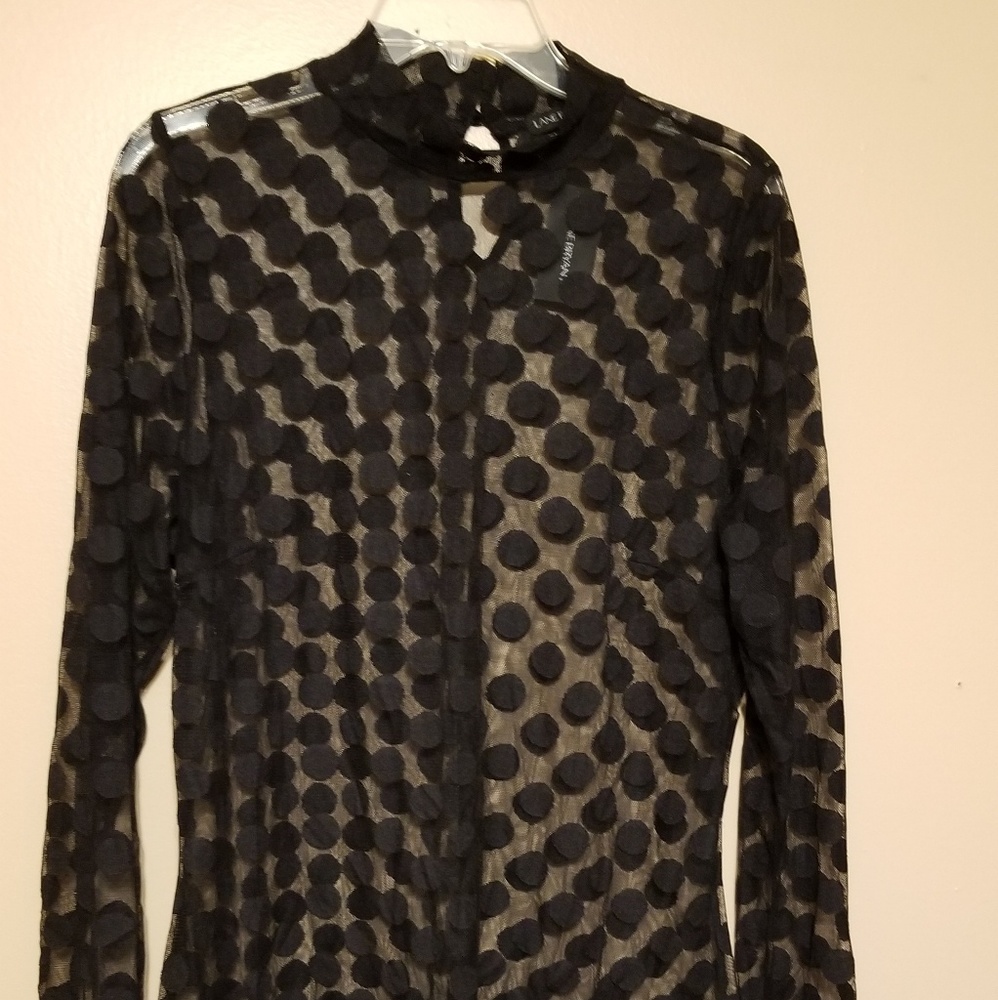Lane Bryant sexy sheer blouse